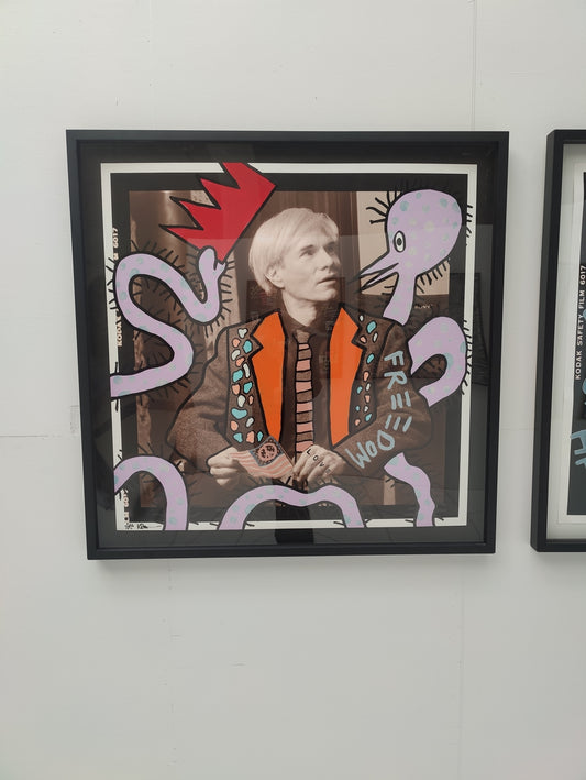 ANDY WARHOL - RON BASS-SNAKE KING