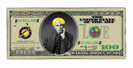 ANDY WARHOL-100 Dollar Andy