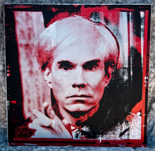 ANDY WARHOL-Andy in Silver & Red Rolland Berry +KB